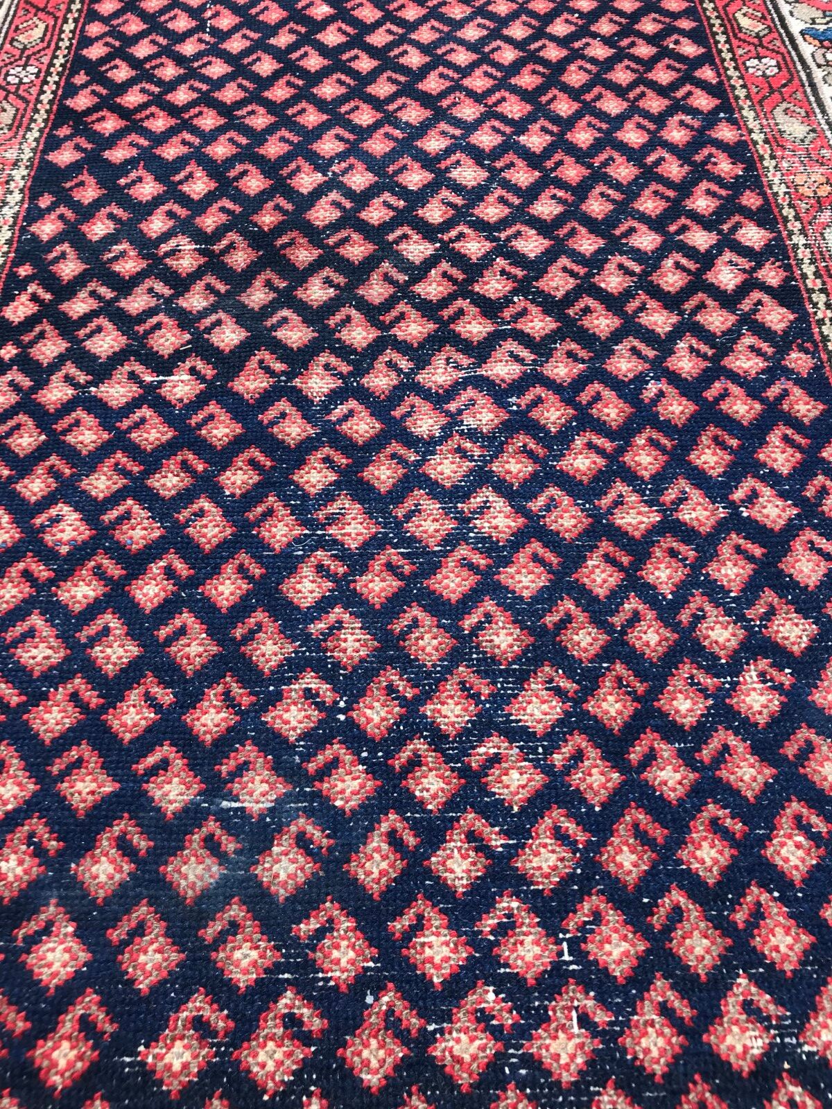 Carpet old malayer corridor Iran 106 X 390 CM