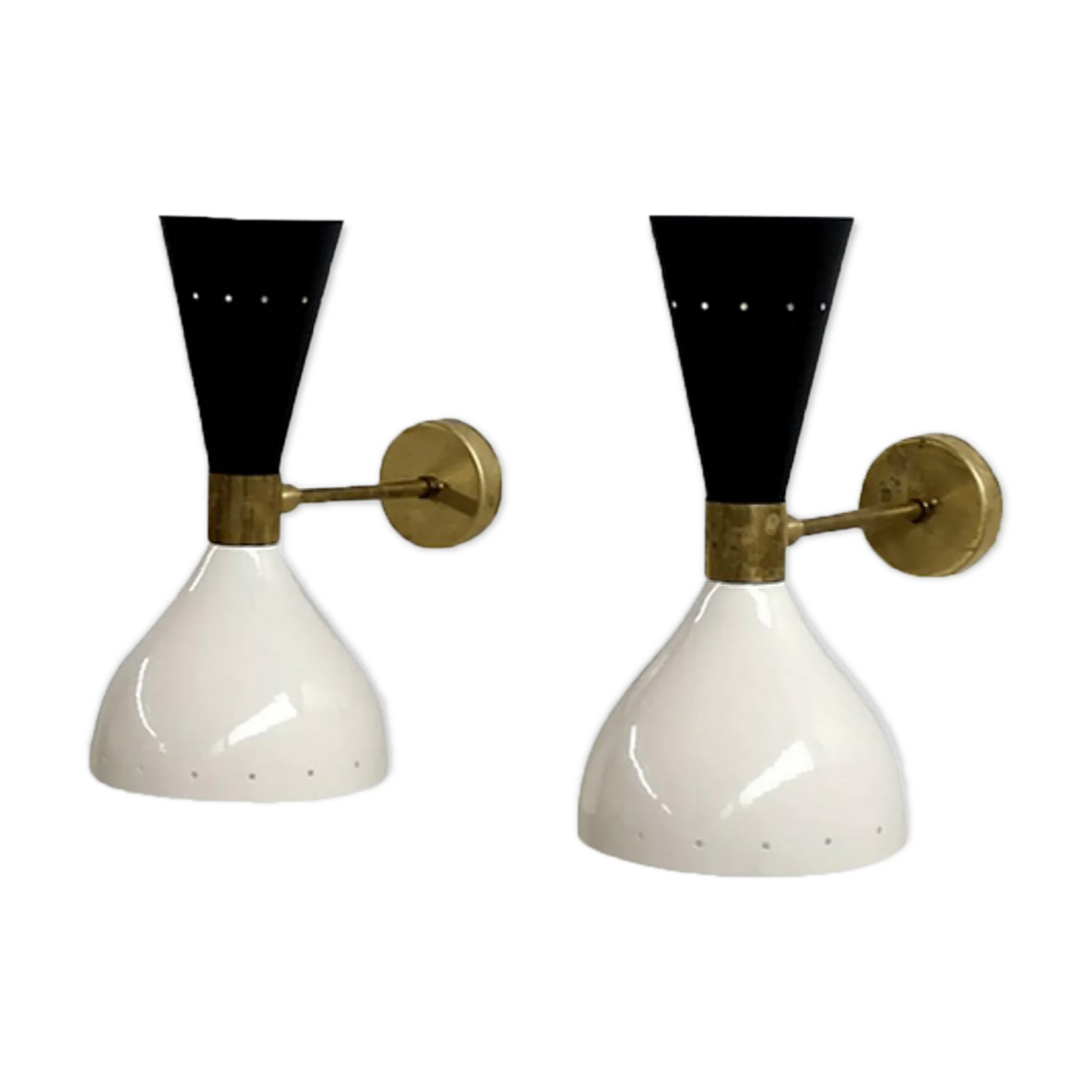 1950s-style Italian wall sconces