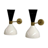 1950s-style Italian wall sconces