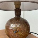 Pyrite stoneware lamp by baudat