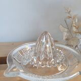 Glass citrus press