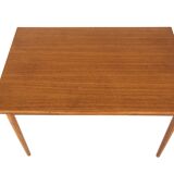 Teak “portfolio” dining room table, Farstrup, Denmark, 1960s