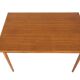 Teak “portfolio” dining room table, Farstrup, Denmark, 1960s