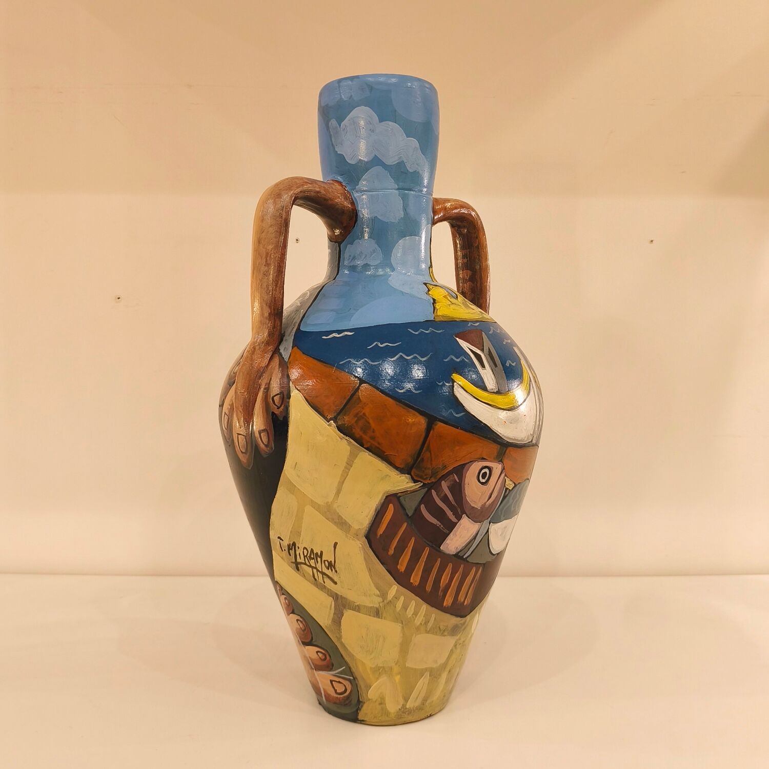 ceramic vase by Thierry Miramon