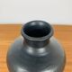 Vintage black ceramic vase