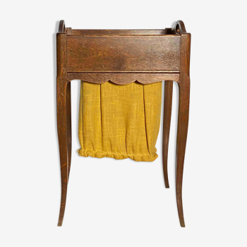 Worker's table with sewing basket, 1960s