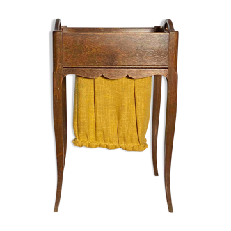 Worker's table with sewing basket, 1960s