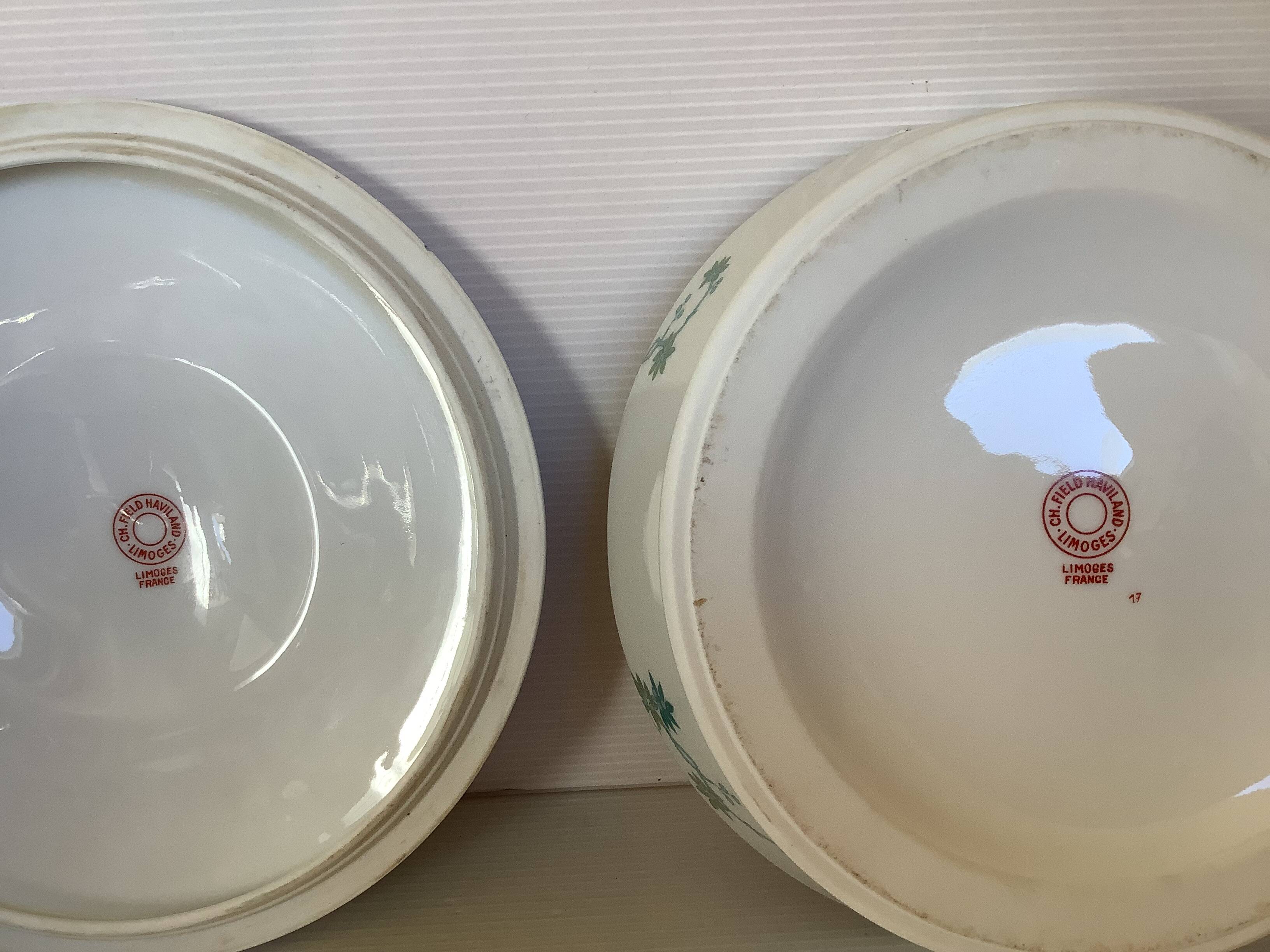 Large candy box Field Haviland France