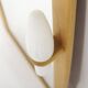 Scandinavian oak mirror, Sweden, 1960, 104cm x 53cm