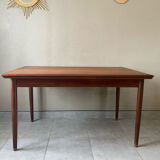 Vintage teak scandinavian signed table