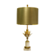 Maison Charles brass lotus desk lamp, 1960s