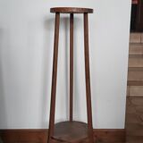 Sellette en bois, années 50