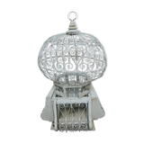 Old metal and wood bird cage