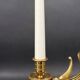 Flamboyant Pair of Candelabra/Chandeliers Solid Bronze Empire Style