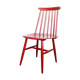 Red Fanett chair by Tapiovaara