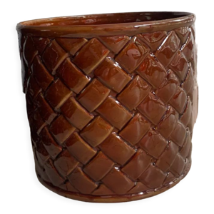 Cache-pot en faïence