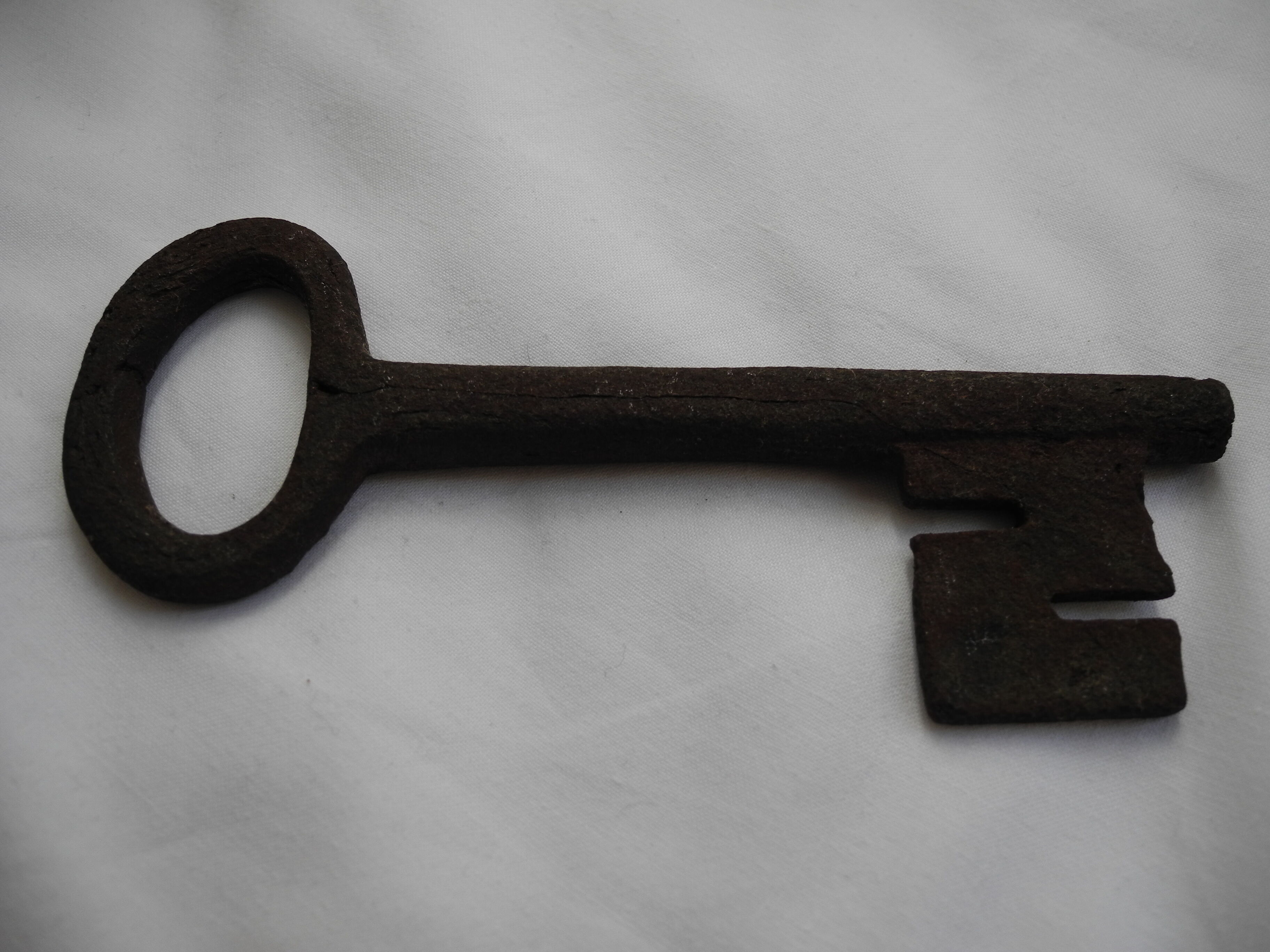 Old 17th century wrought iron key