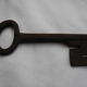 Old 17th century wrought iron key