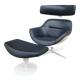 Fauteuil et pouf Aucklang par Jean-Marie Massaud