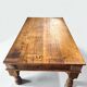 Large 19th-Century Indian Teak Low Table, Rajasthan