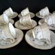 L. Bernardaud & Cie. - Limoges porcelain coffee set, Pompadour model, 1900s - 1927s