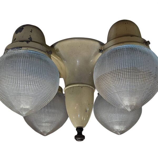 Lustre chirurgien dentiste holophane art déco 1920