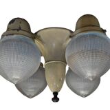 Art Deco Holophane Dentist Surgeon Chandelier 1920