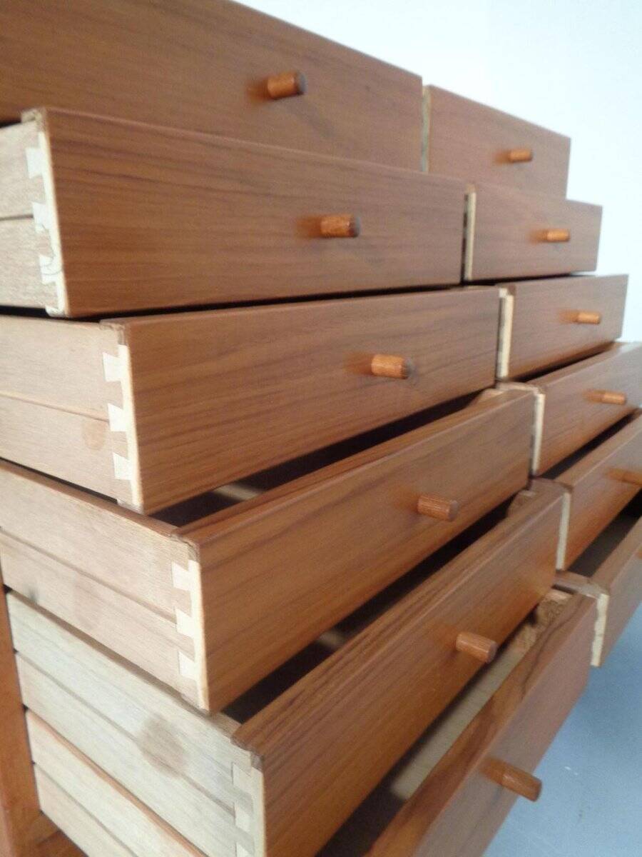 Danish Teak Chest of Drawers, 1960s