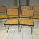 Suite 6 chaises cesca b32 Marcel Breuer vintage