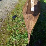 Suspension / large wicker basket