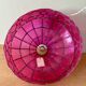 Suspension abat-jour vintage en nacre rose