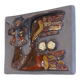 Swedish ceramic plaque by Gantofta 1960