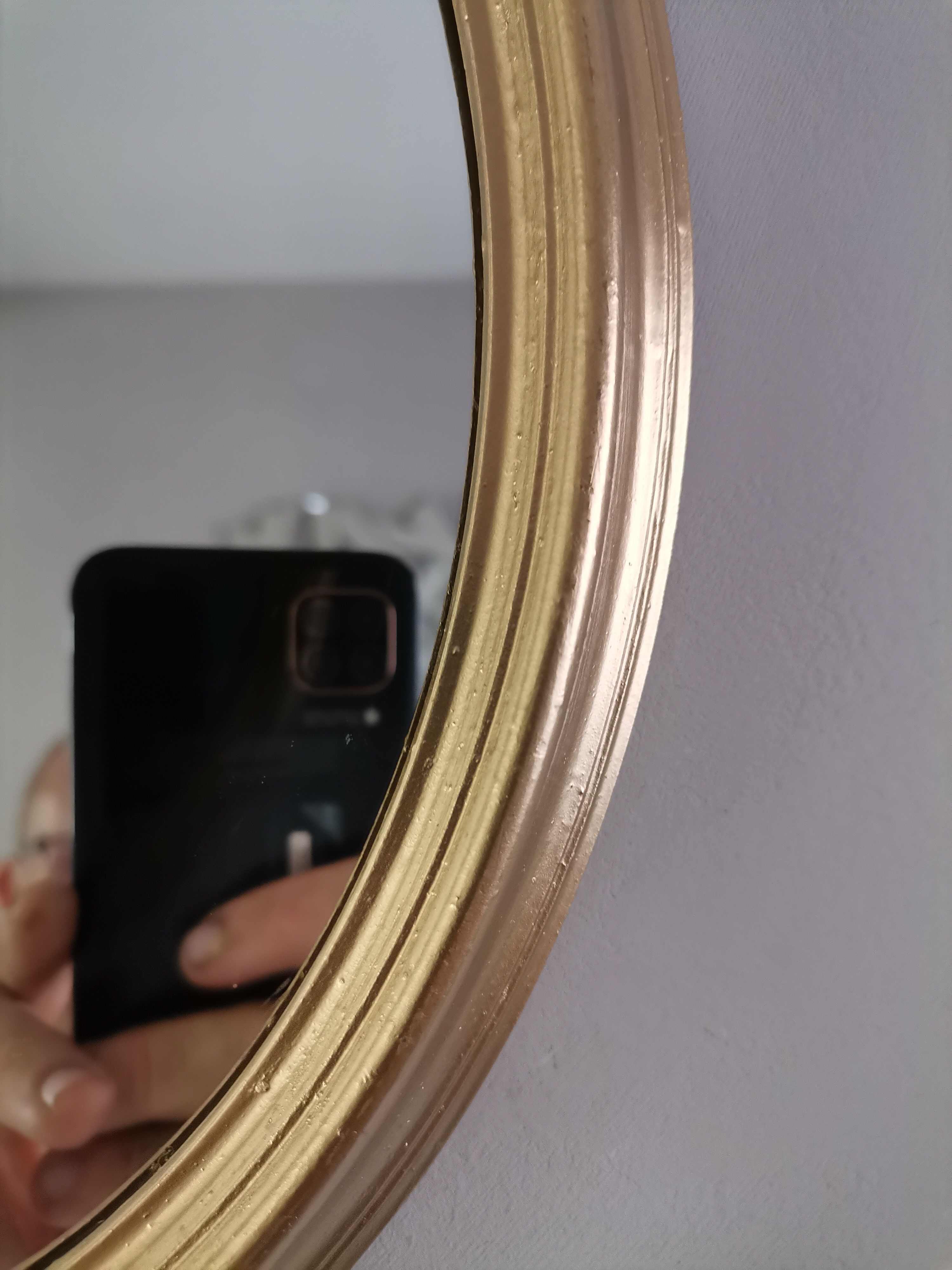 Golden mirror 25x30cm