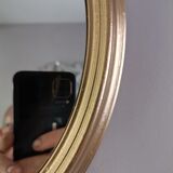 Golden mirror 25x30cm