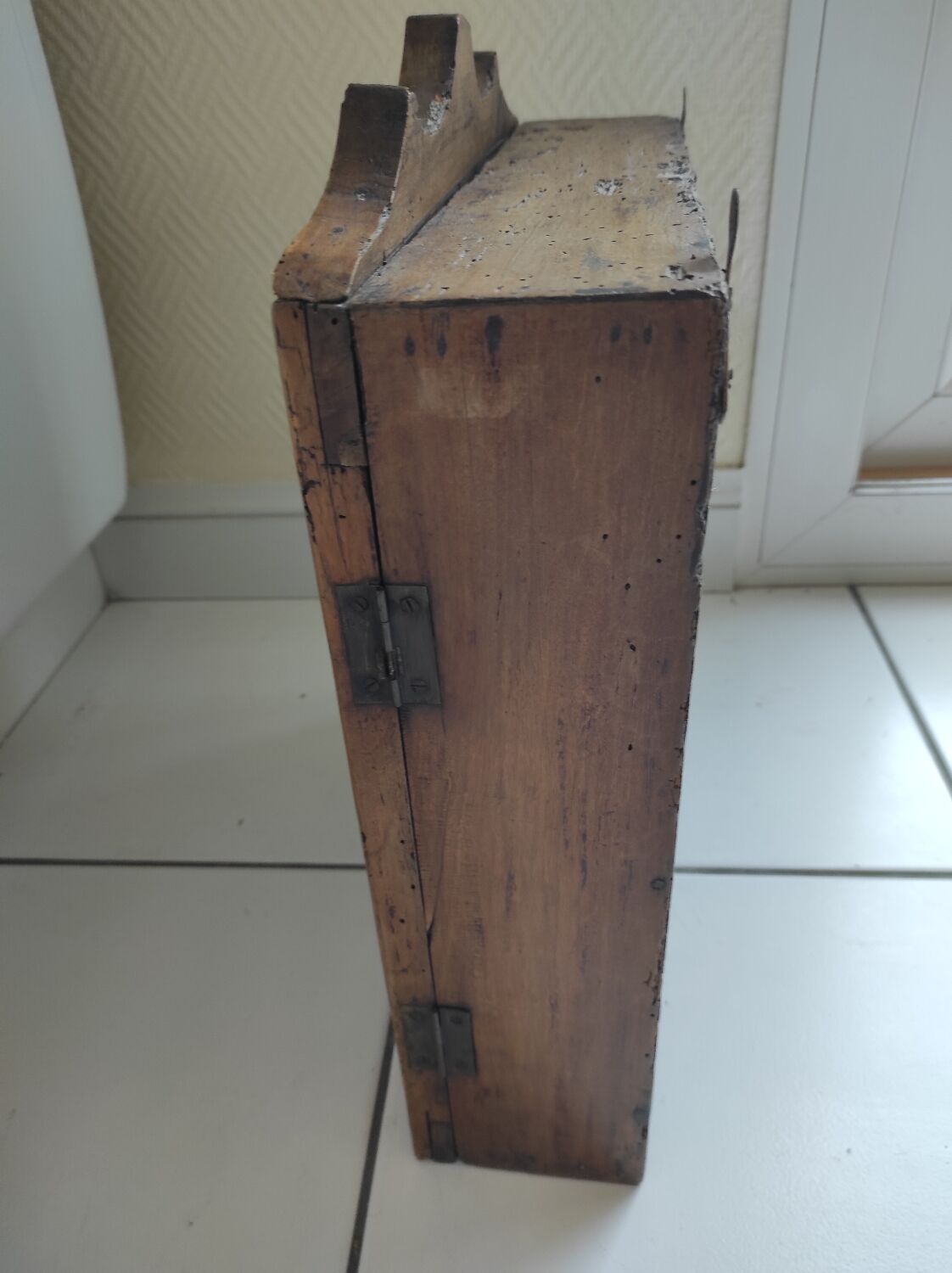 Old cherry display case