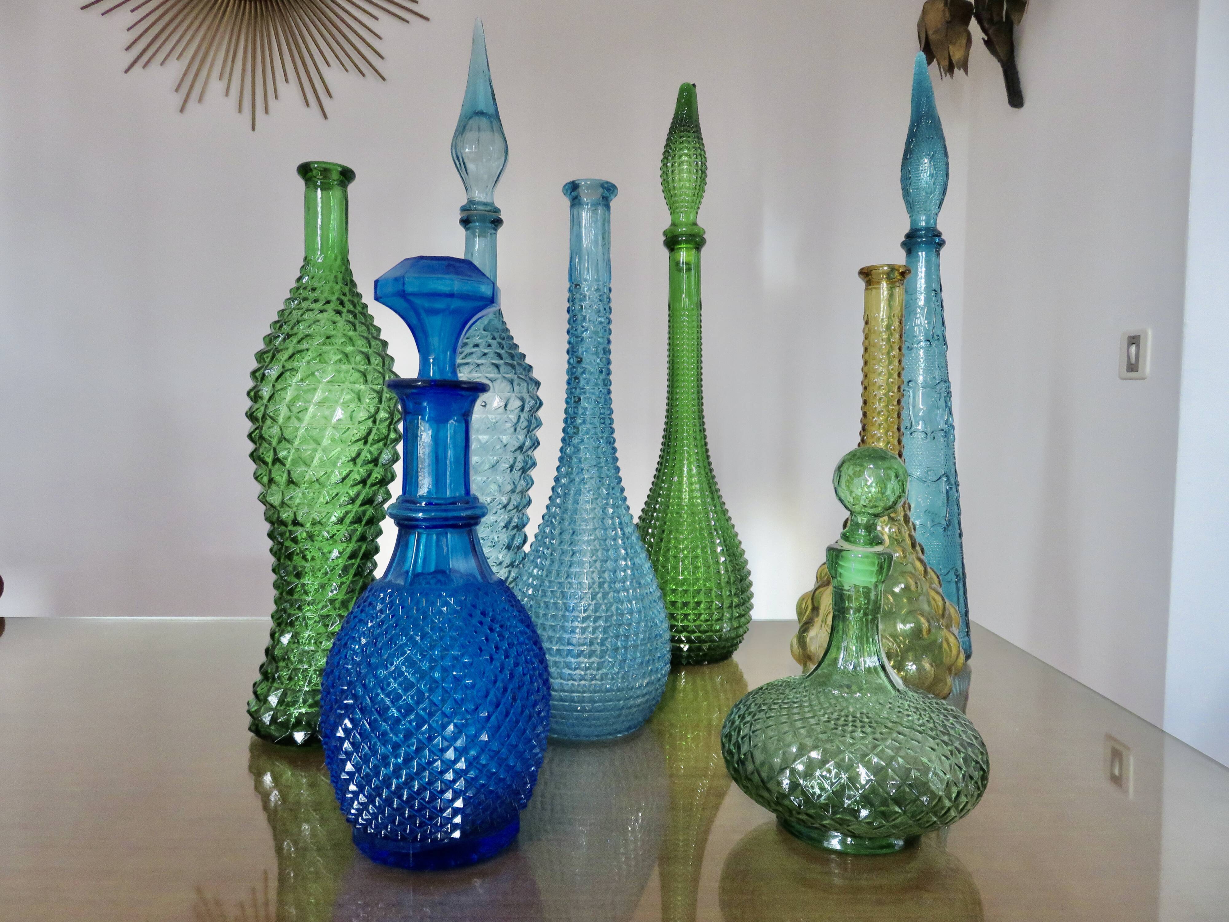 Bottle, carafe, Empoli made in Italy