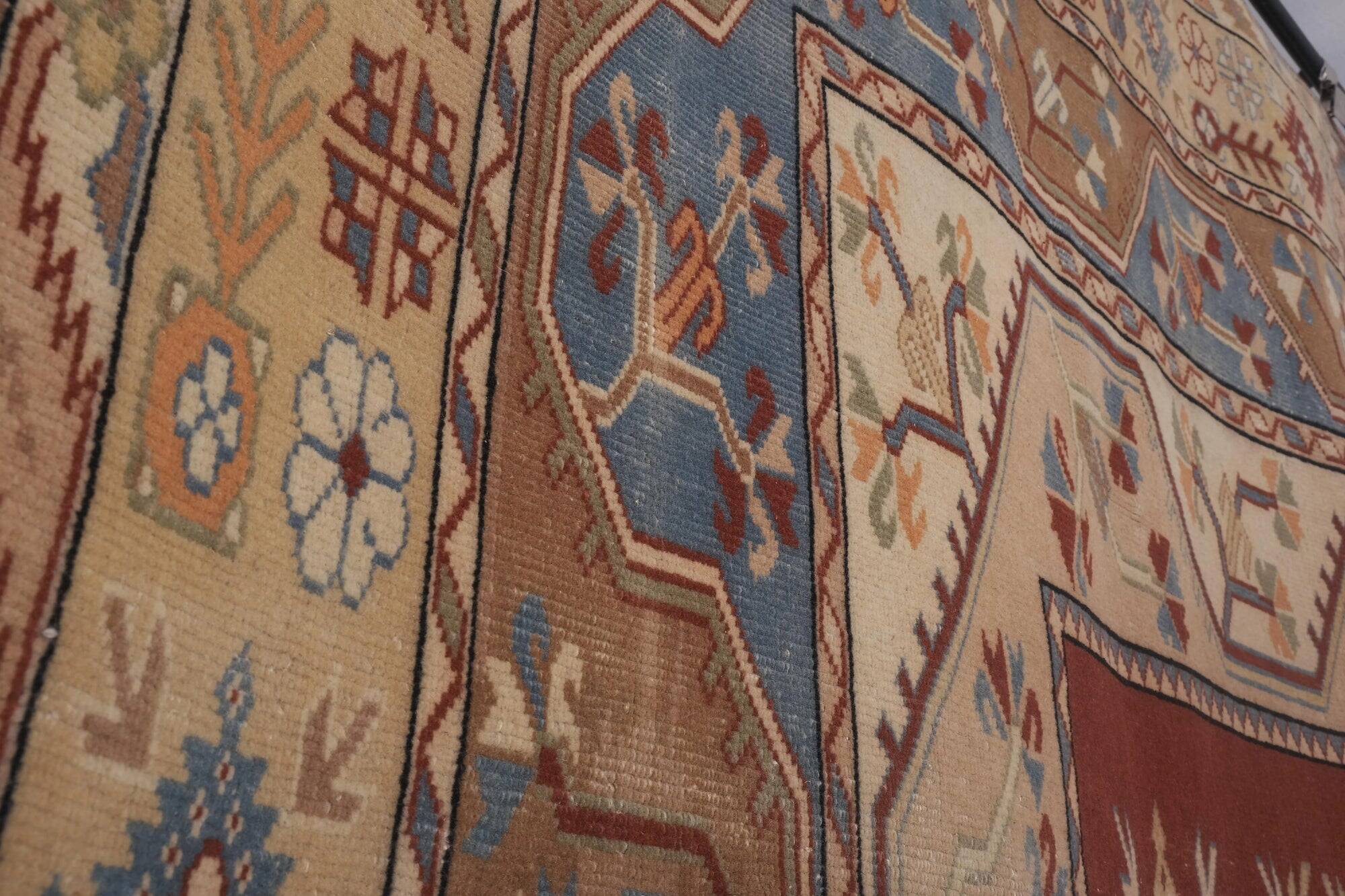 Vintage Turkish Oushak rug 210x230 cm