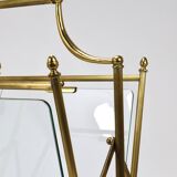 Neoclassical magazine rack by Maison Jansen, France, 1950s.