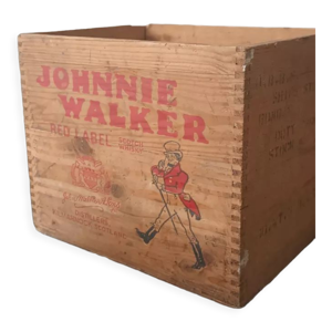 Caisse en bois Johnni Walker