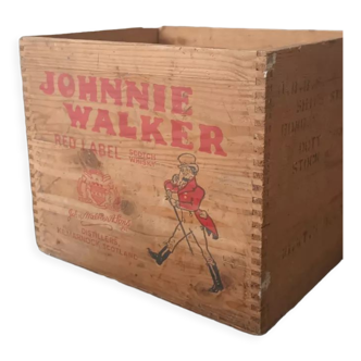 Johnni Walker wooden crate