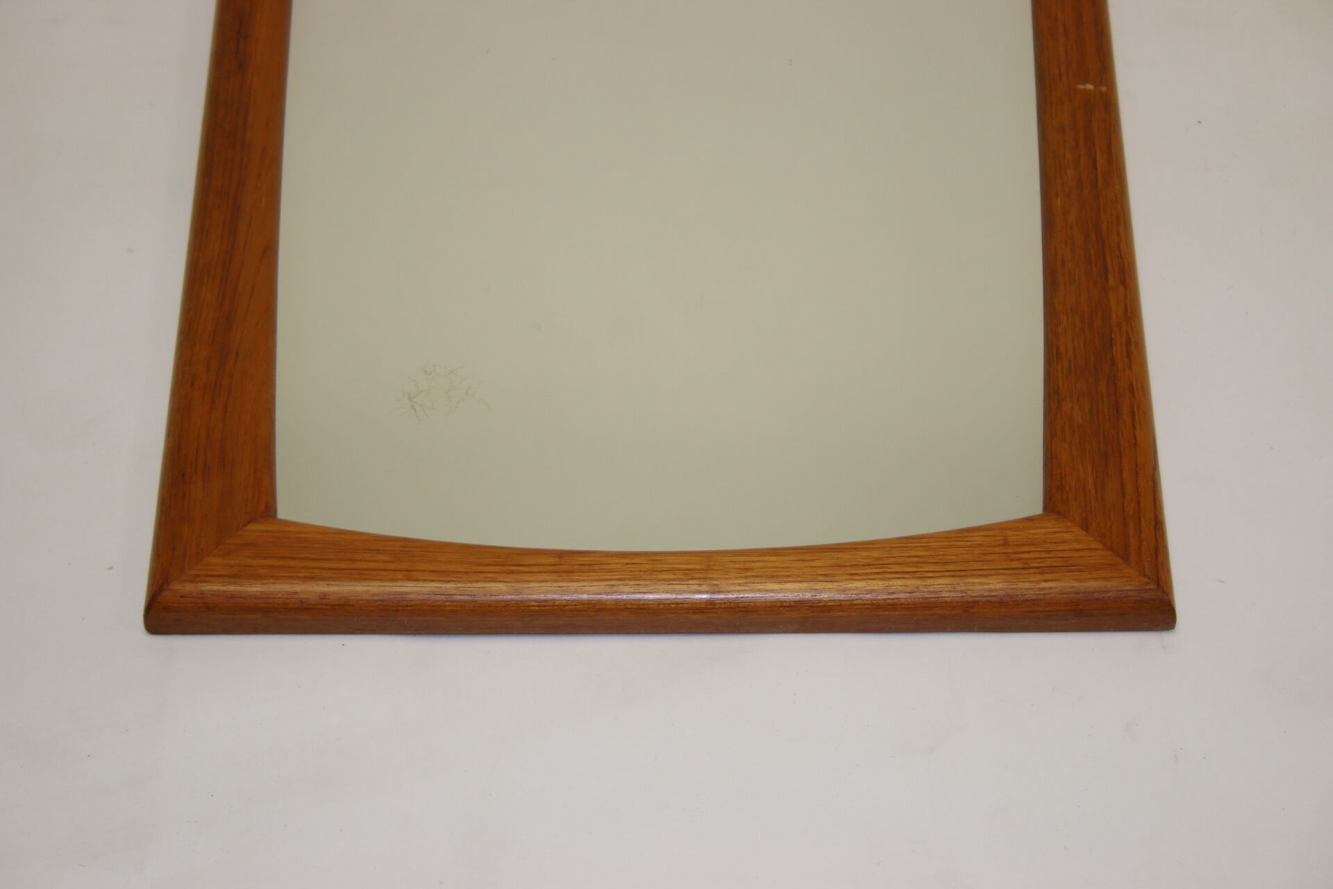 Miroir rectangulaire en bois de teck