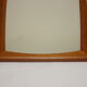 Miroir rectangulaire en bois de teck