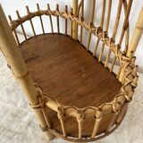 Rattan mini bar from the 60s-70s.