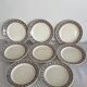 8 Badonviller dessert plates, Robinson series