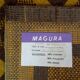 Modernist op-art rug with abstract graphic pattern by Magura, Germany 1960s