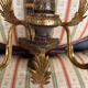 Italian baroque wall sconce. Wood, metal.