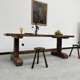 Monastery farm table in oak 1900