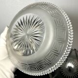 4 Baccarat plates in Greek key pattern 19th century