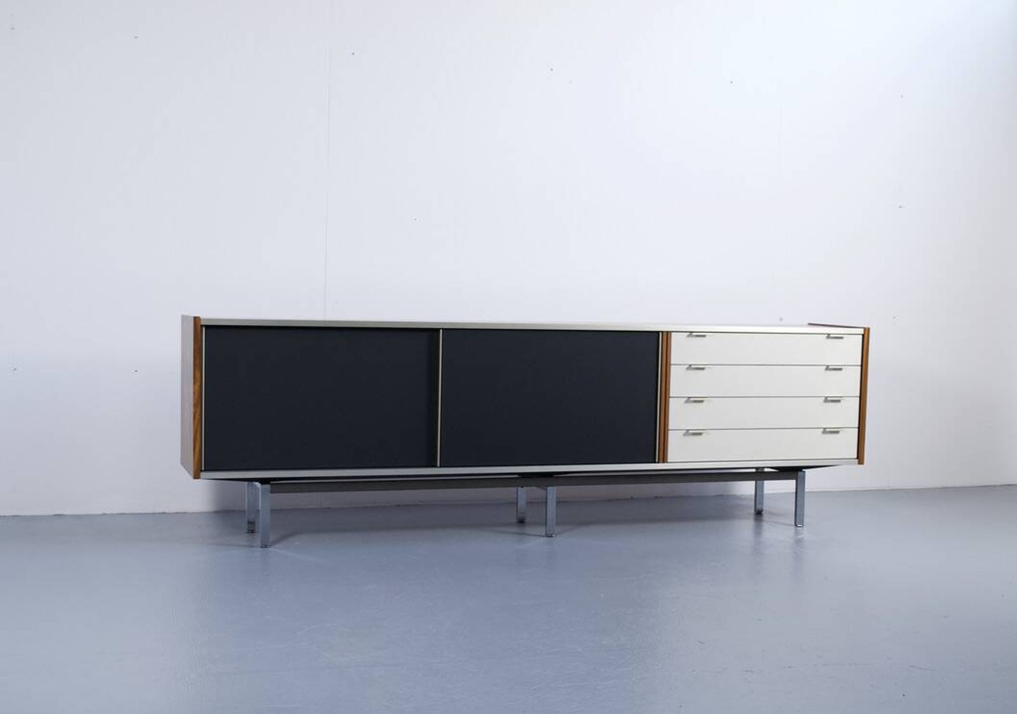 Enfilade en teck Georges Frydman édition EFA, 1963