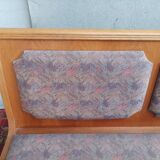 Vintage oak bench storage bench